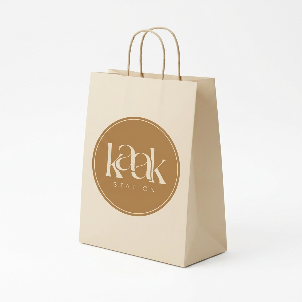KAAK Station paper carry bag with logo